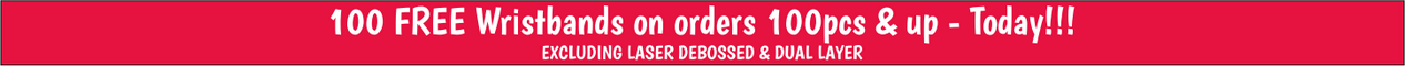 100 free wristbands