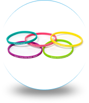 ¼ Inch Wristbands