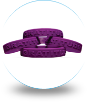Embossed Wristbands